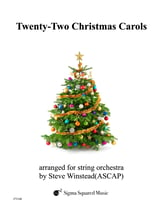 Twenty-Two Christmas Carols Orchestra sheet music cover